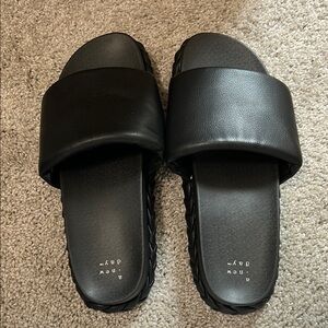 Target Black Slide Sandals
